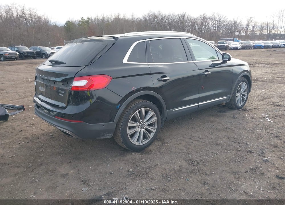 2016 LINCOLN MKX RESERVE VIN: 2LMTJ8LP8GBL69618