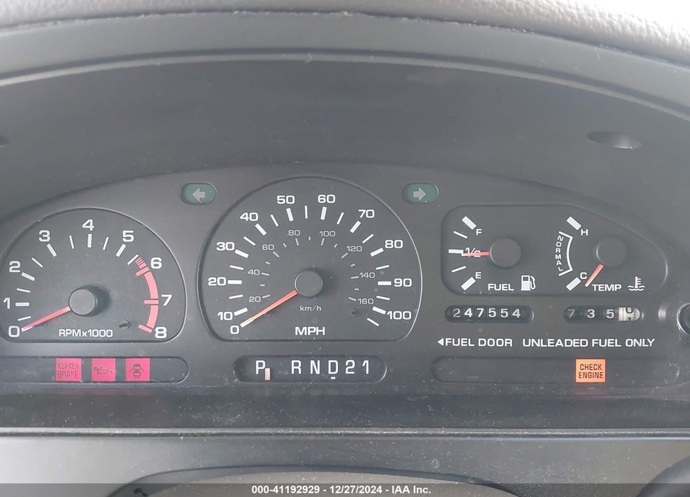 1997 NISSAN QUEST GXE/XE VIN: 4N2DN1111VD851866