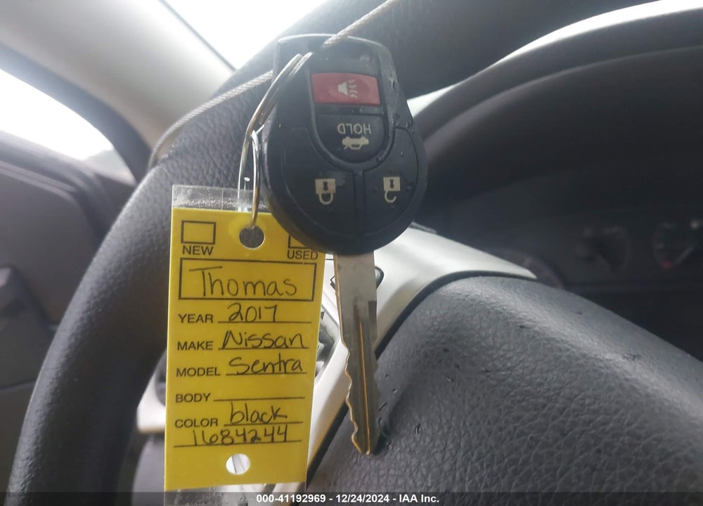 2017 NISSAN SENTRA VIN: 3N1AB7AP0HY214025