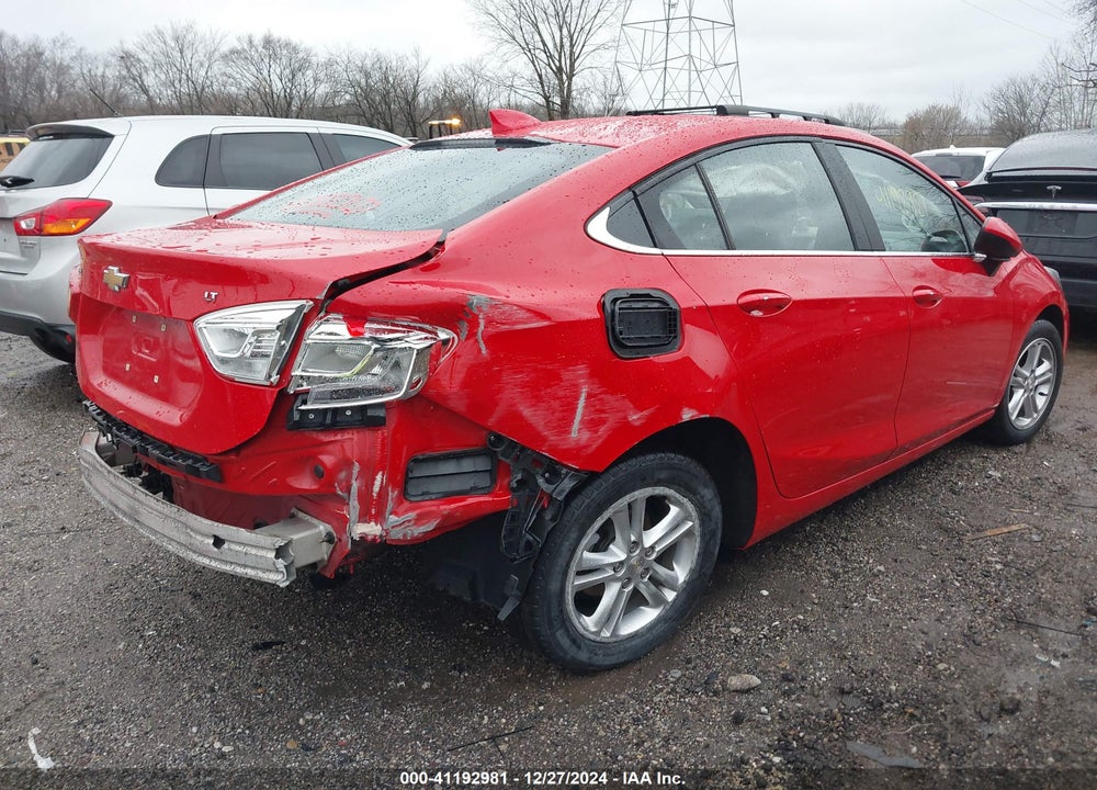 2016 CHEVROLET CRUZE LT AUTO VIN: 1G1BE5SM4G7241920