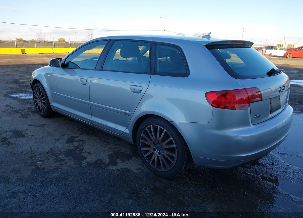 2007 AUDI A3 2.0T VIN: WAUHF78P27A223590