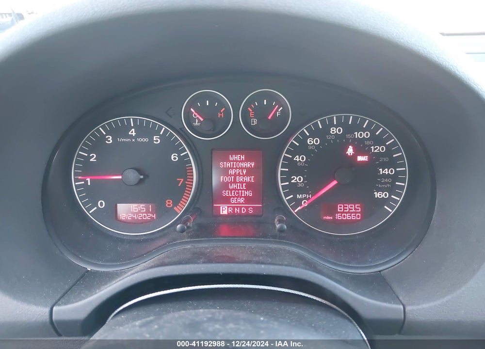 2007 AUDI A3 2.0T VIN: WAUHF78P27A223590