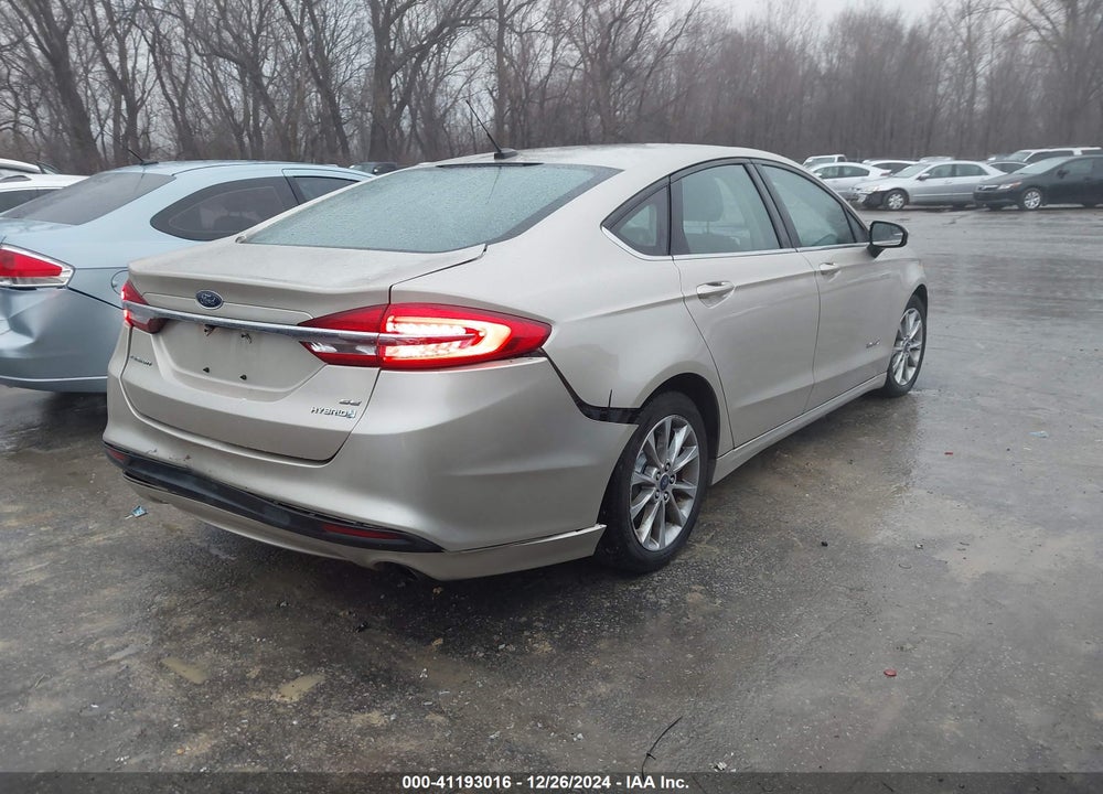 2017 FORD FUSION HYBRID SE VIN: 3FA6P0LU0HR300501