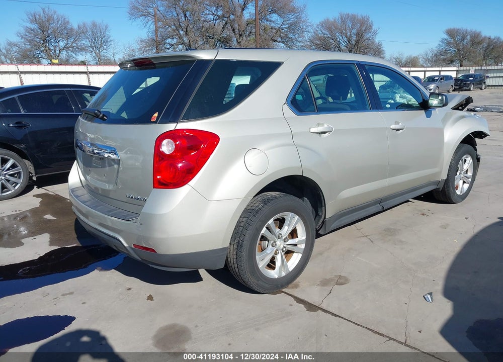 2013 CHEVROLET EQUINOX LS VIN: 2GNALBEK6D6338864