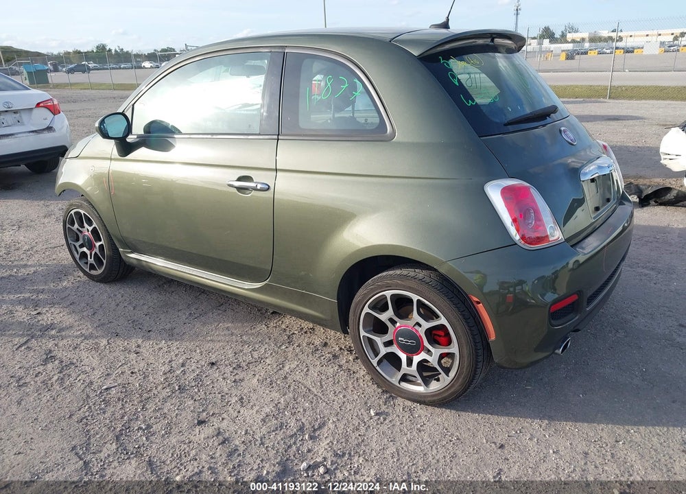 2015 FIAT 500 SPORT VIN: 3C3CFFBR9FT741564