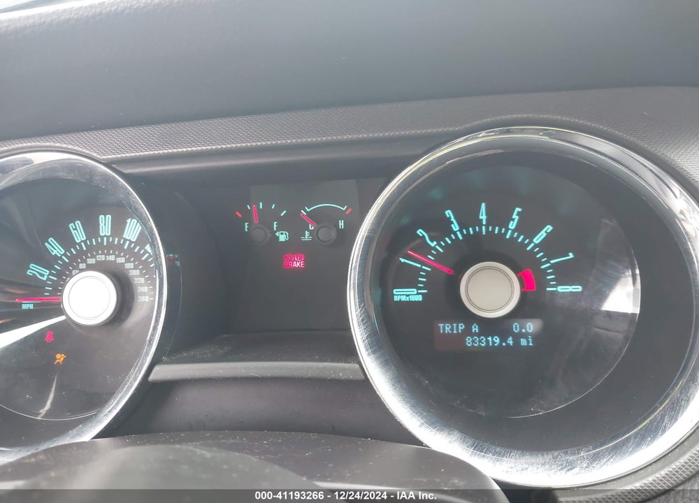 2012 FORD MUSTANG V6 VIN: 1ZVBP8AM1C5272808