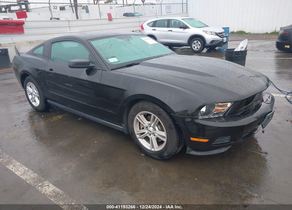 2012 FORD MUSTANG V6 VIN: 1ZVBP8AM1C5272808