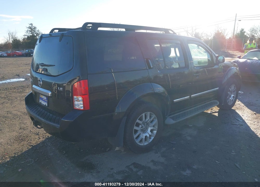 2010 NISSAN PATHFINDER LE VIN: 5N1AR1NB7AC620270