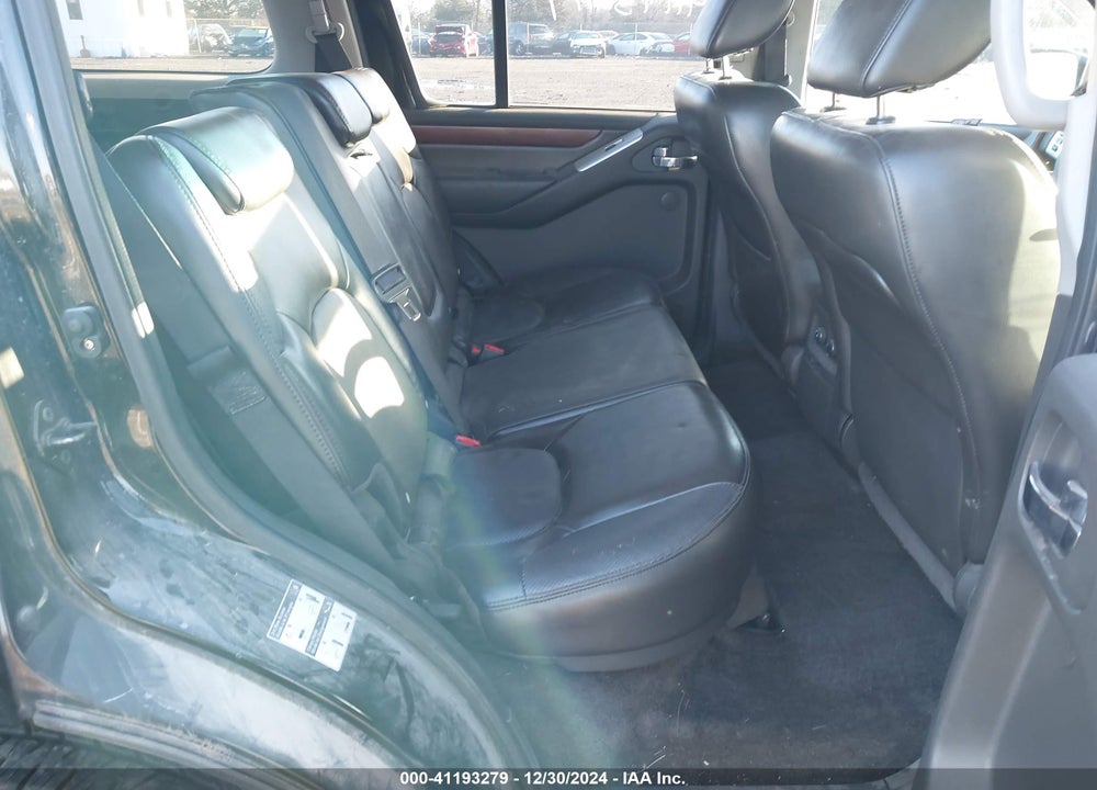 2010 NISSAN PATHFINDER LE VIN: 5N1AR1NB7AC620270