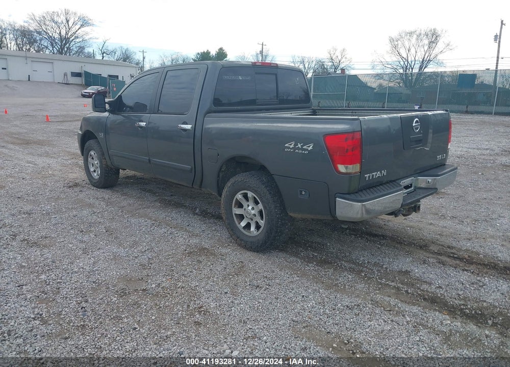 2004 NISSAN TITAN LE VIN: 1N6AA07B74N589854