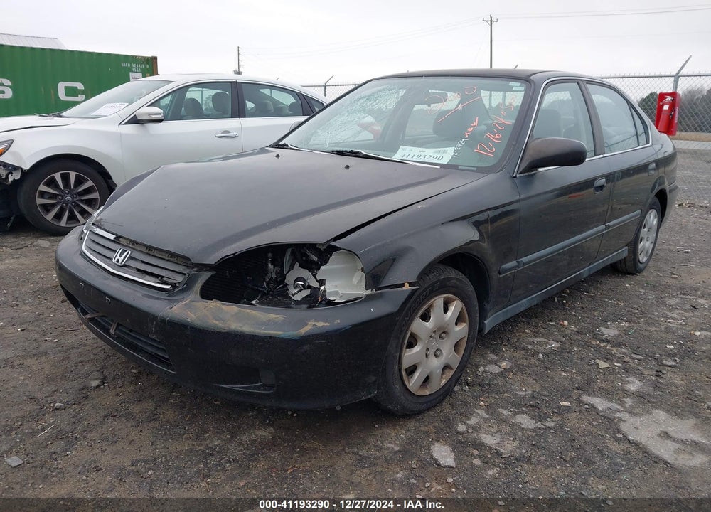 2000 HONDA CIVIC LX VIN: 1HGEJ6670YL034994