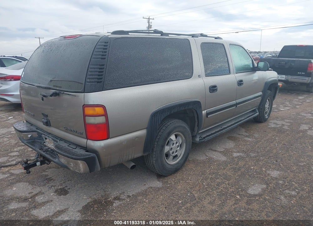 2001 CHEVROLET SUBURBAN 1500 LS VIN: 3GNEC16T41G182391