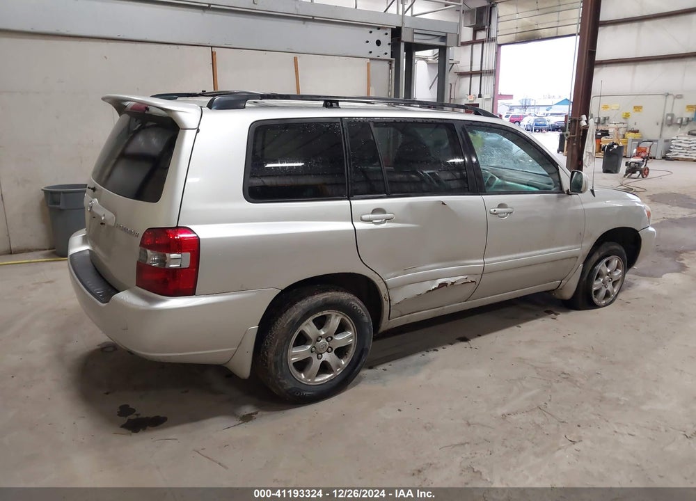 2007 TOYOTA HIGHLANDER V6 VIN: JTEEP21A670205980