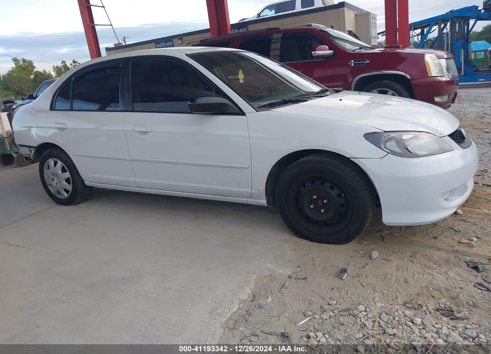 2005 HONDA CIVIC LX VIN: 2HGES166X5H554801