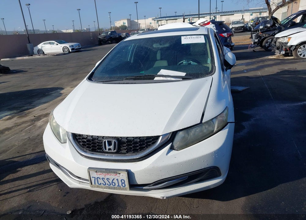 2013 HONDA CIVIC VIN: 19XFB2F8XDE284022
