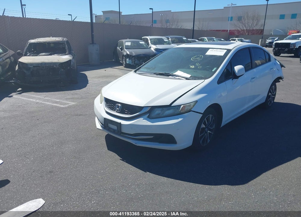 2013 HONDA CIVIC VIN: 19XFB2F8XDE284022