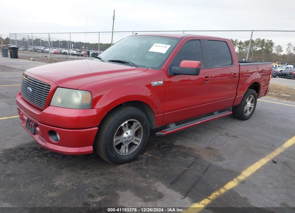 2008 FORD F-150 60TH ANNIVERSARY/FX2/KING RANCH/LARIAT/XLT VIN: 1FTPW12V98KD81231
