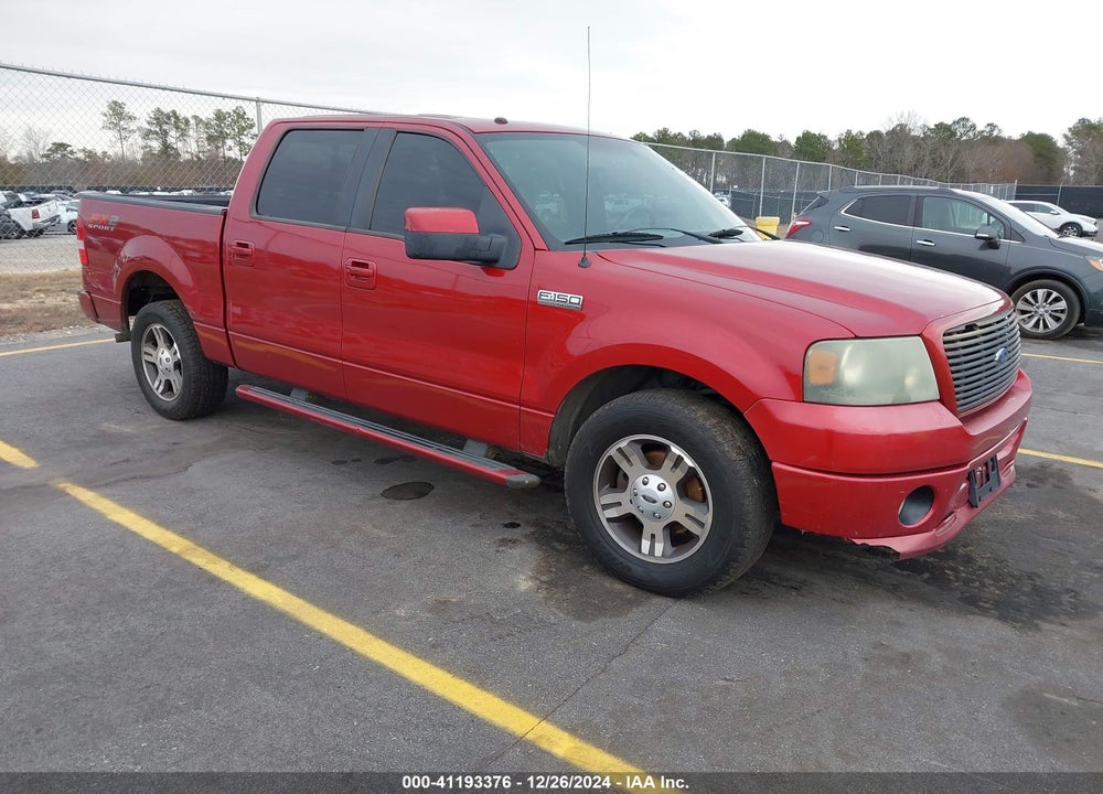 2008 FORD F-150 60TH ANNIVERSARY/FX2/KING RANCH/LARIAT/XLT VIN: 1FTPW12V98KD81231