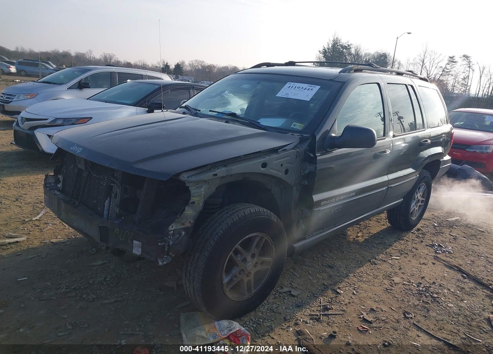 2004 JEEP GRAND CHEROKEE LAREDO VIN: 1J4GW48S04C380501