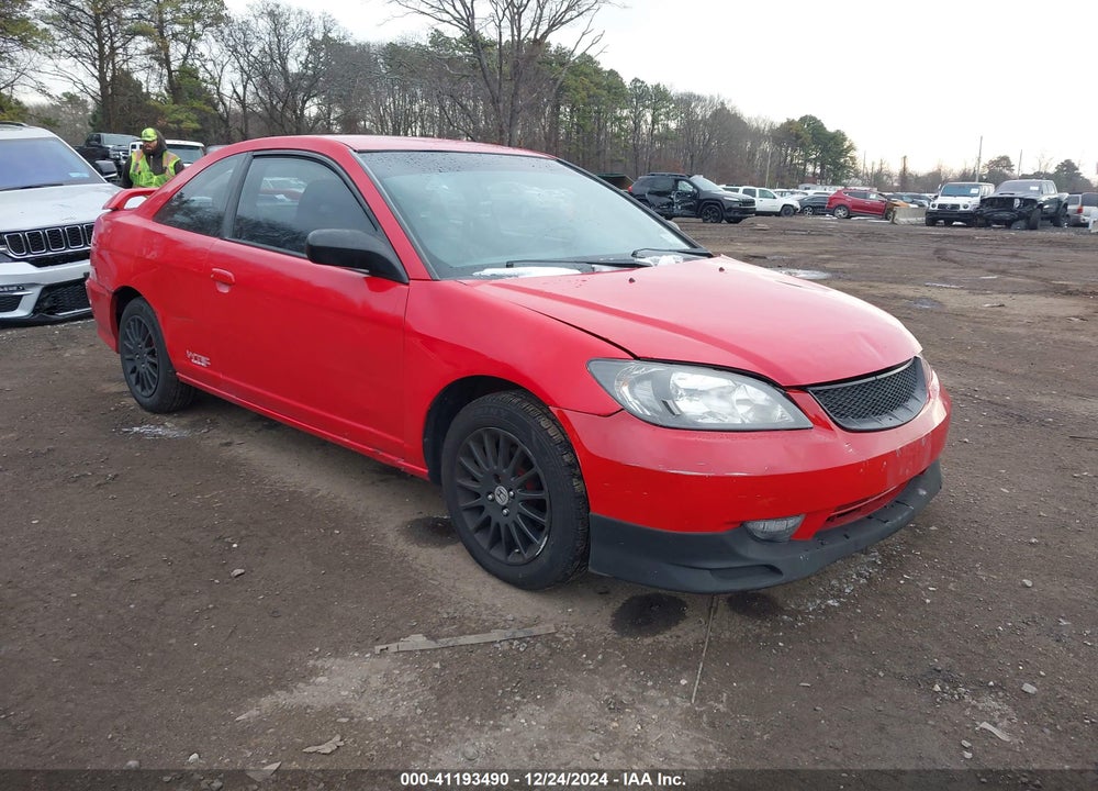 2005 HONDA CIVIC LX VIN: 1HGEM22505L070751