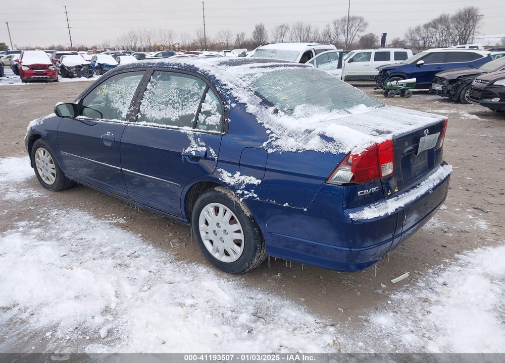 2005 HONDA CIVIC VIN: 1HGES16595L012423