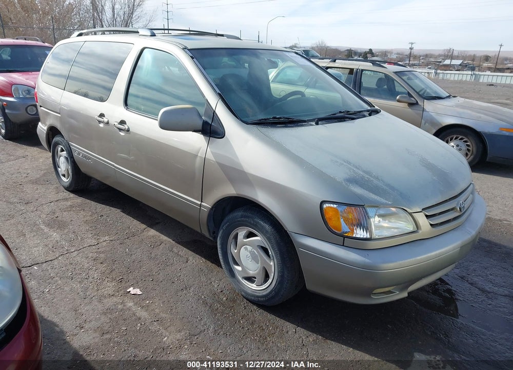 2001 TOYOTA SIENNA XLE VIN: 4T3ZF13C91U383970
