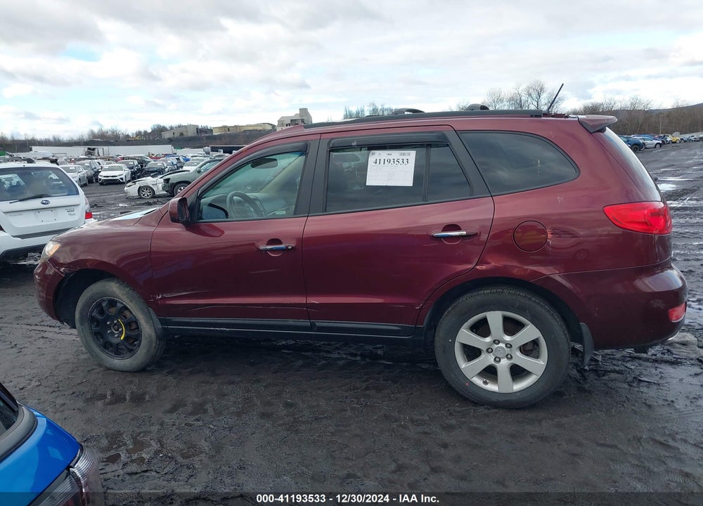 2007 HYUNDAI SANTA FE LIMITED/SE VIN: 5NMSH73E17H115430