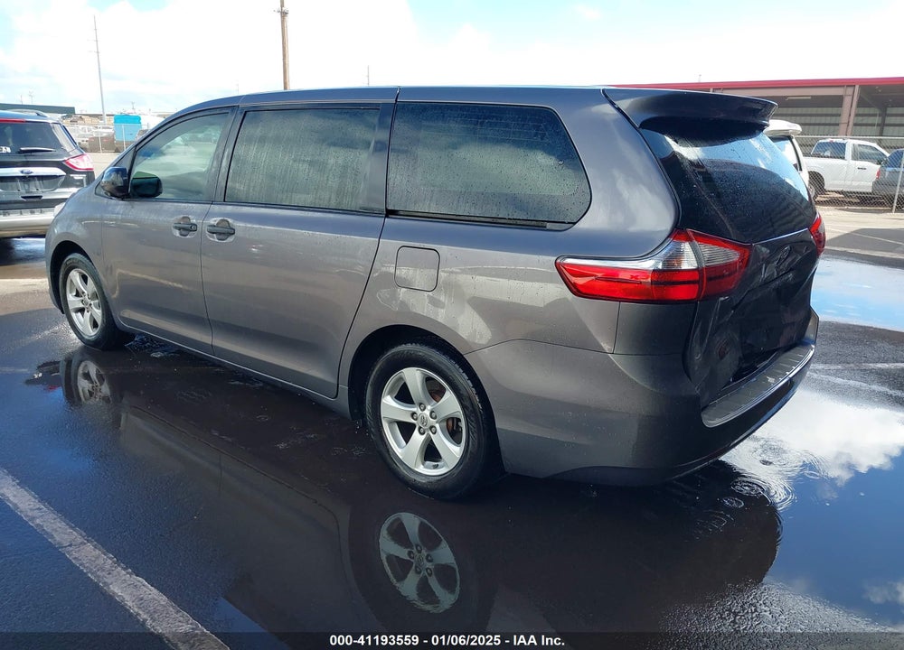 2016 TOYOTA SIENNA L 7 PASSENGER VIN: 5TDZK3DC2GS694415