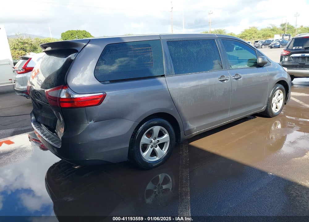 2016 TOYOTA SIENNA L 7 PASSENGER VIN: 5TDZK3DC2GS694415