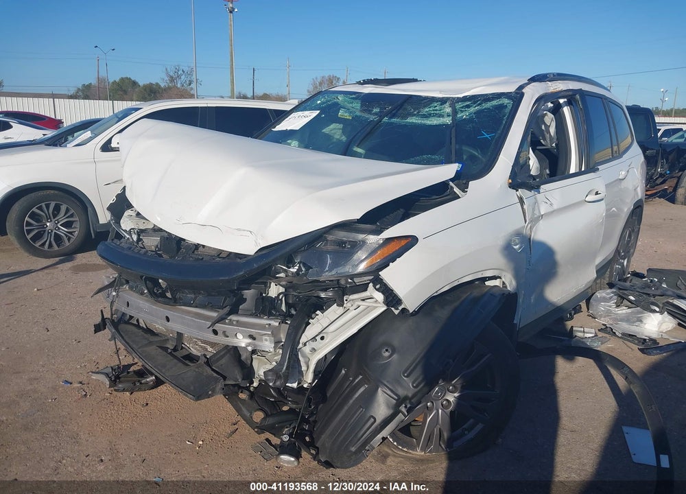 2022 HONDA PILOT VIN: 5FNYF6H38NB099307