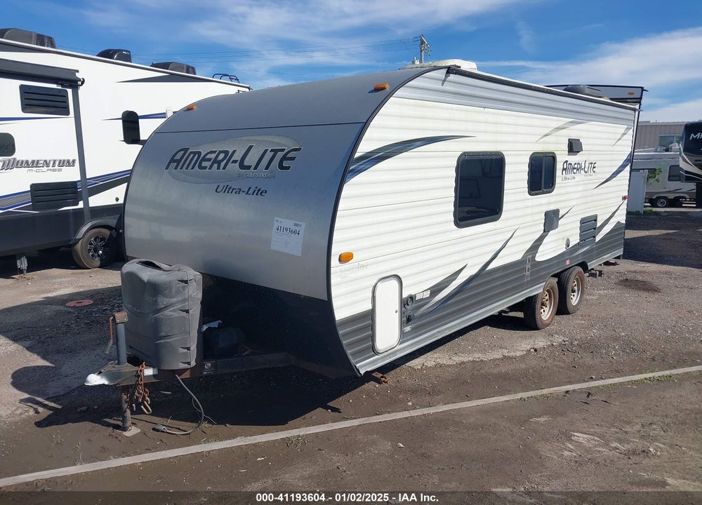 2016 GULFSTREAM AMERI-LITE TRAVEL TRAILER VIN: 1NL1GTJ25G1120859