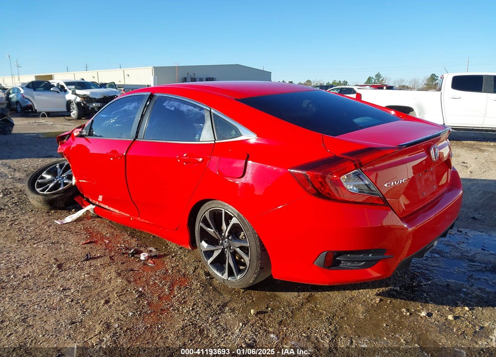 2020 HONDA CIVIC VIN: 2HGFC2F89LH527935