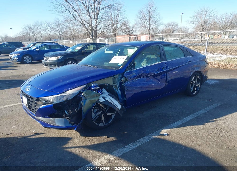 2022 HYUNDAI ELANTRA HYBRID VIN: KMHLN4AJ6NU014607