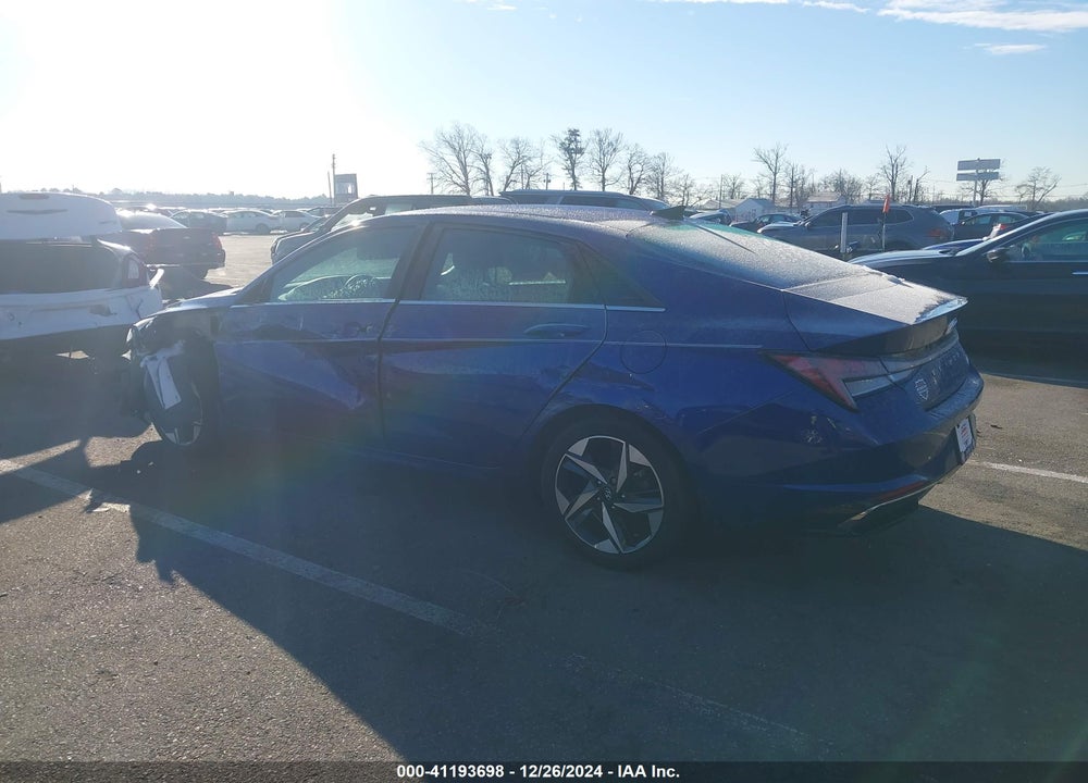 2022 HYUNDAI ELANTRA HYBRID VIN: KMHLN4AJ6NU014607