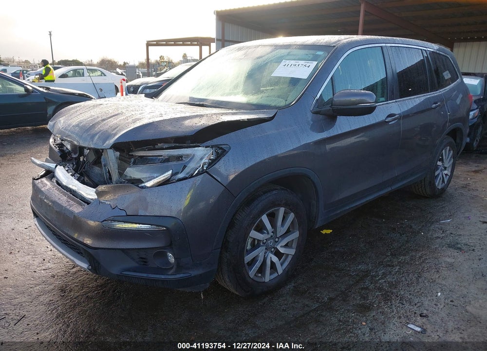 2022 HONDA PILOT 2WD EX-L VIN: 5FNYF5H52NB007815