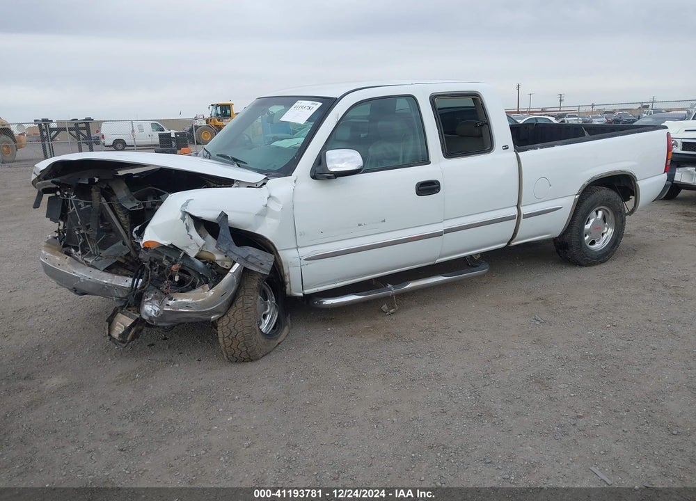1999 GMC SIERRA 1500 SLE VIN: 2GTEK19T6X1525226