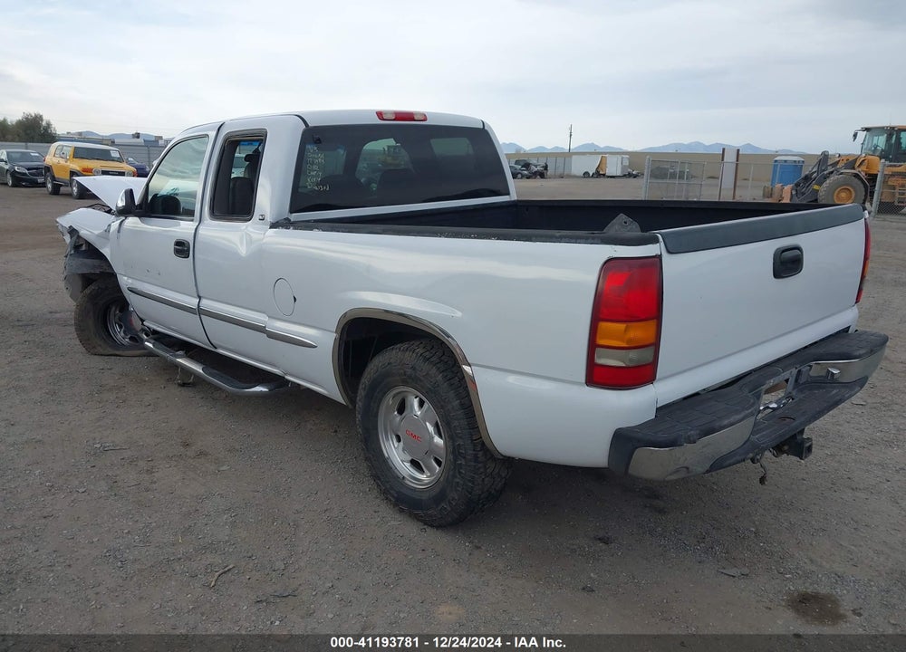 1999 GMC SIERRA 1500 SLE VIN: 2GTEK19T6X1525226