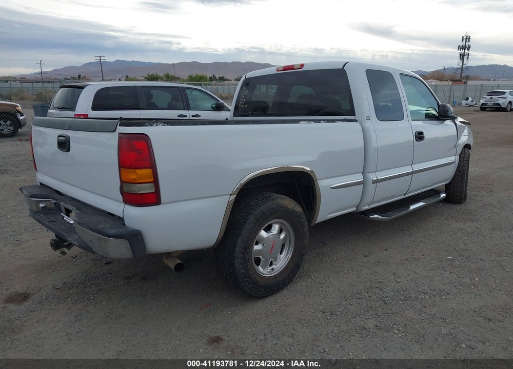 1999 GMC SIERRA 1500 SLE VIN: 2GTEK19T6X1525226