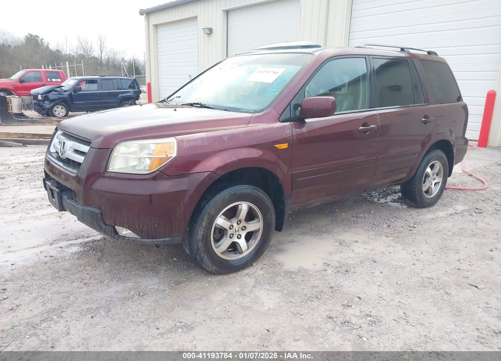 2007 HONDA PILOT EX-L VIN: 5FNYF28587B018352
