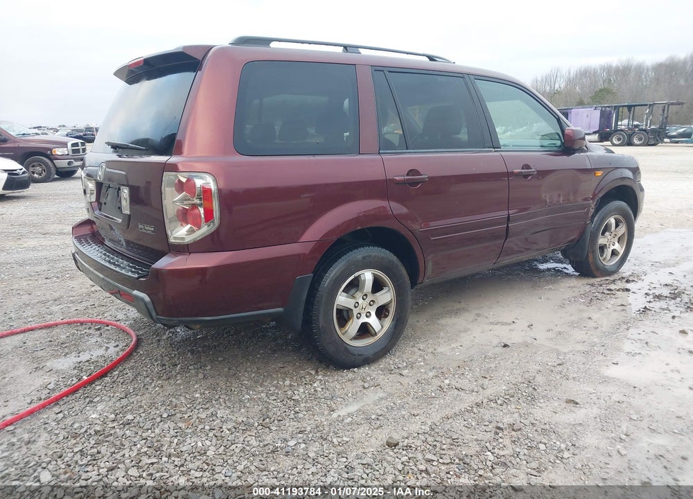 2007 HONDA PILOT EX-L VIN: 5FNYF28587B018352