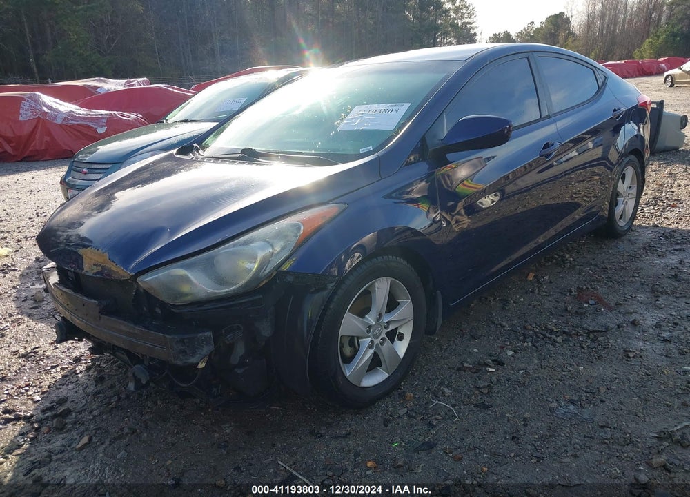 2013 HYUNDAI ELANTRA GLS VIN: 5NPDH4AE8DH235864