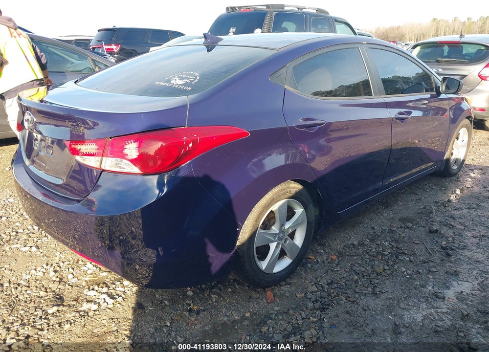2013 HYUNDAI ELANTRA GLS VIN: 5NPDH4AE8DH235864