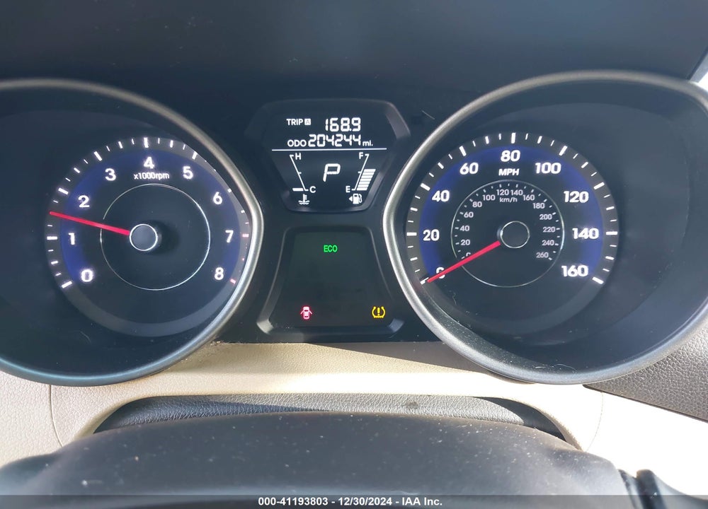 2013 HYUNDAI ELANTRA GLS VIN: 5NPDH4AE8DH235864