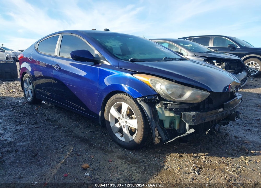 2013 HYUNDAI ELANTRA GLS VIN: 5NPDH4AE8DH235864