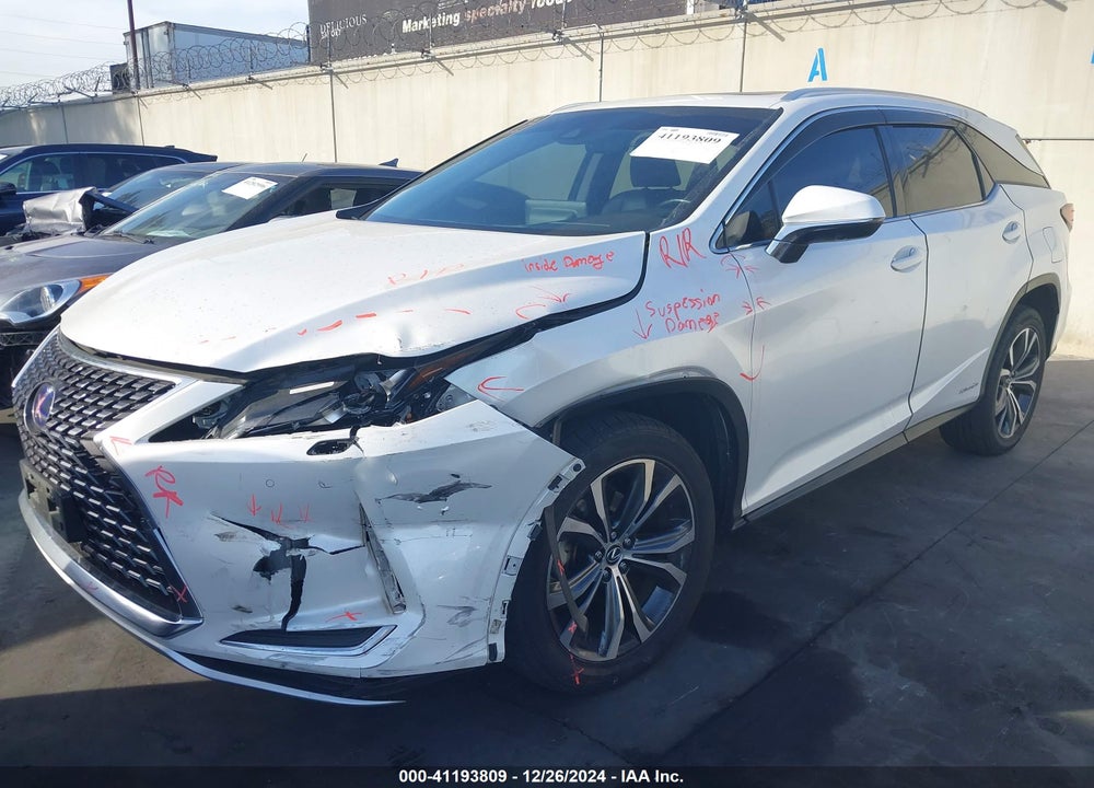 2022 LEXUS RX 450HL VIN: JTJHGKFA6N2027366