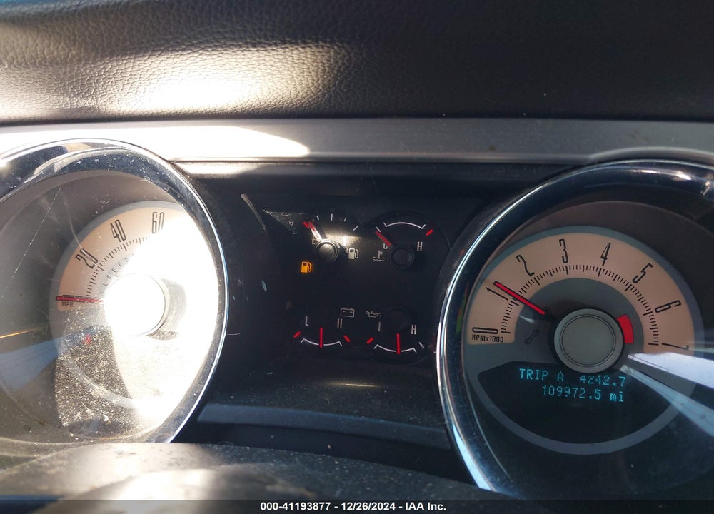 2010 FORD MUSTANG VIN: 1ZVBP8ANXA5120435
