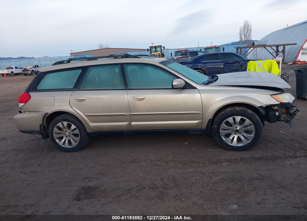 2008 SUBARU OUTBACK VIN: 4S4BP63C186304066