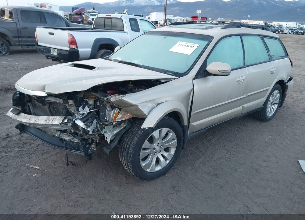 2008 SUBARU OUTBACK VIN: 4S4BP63C186304066