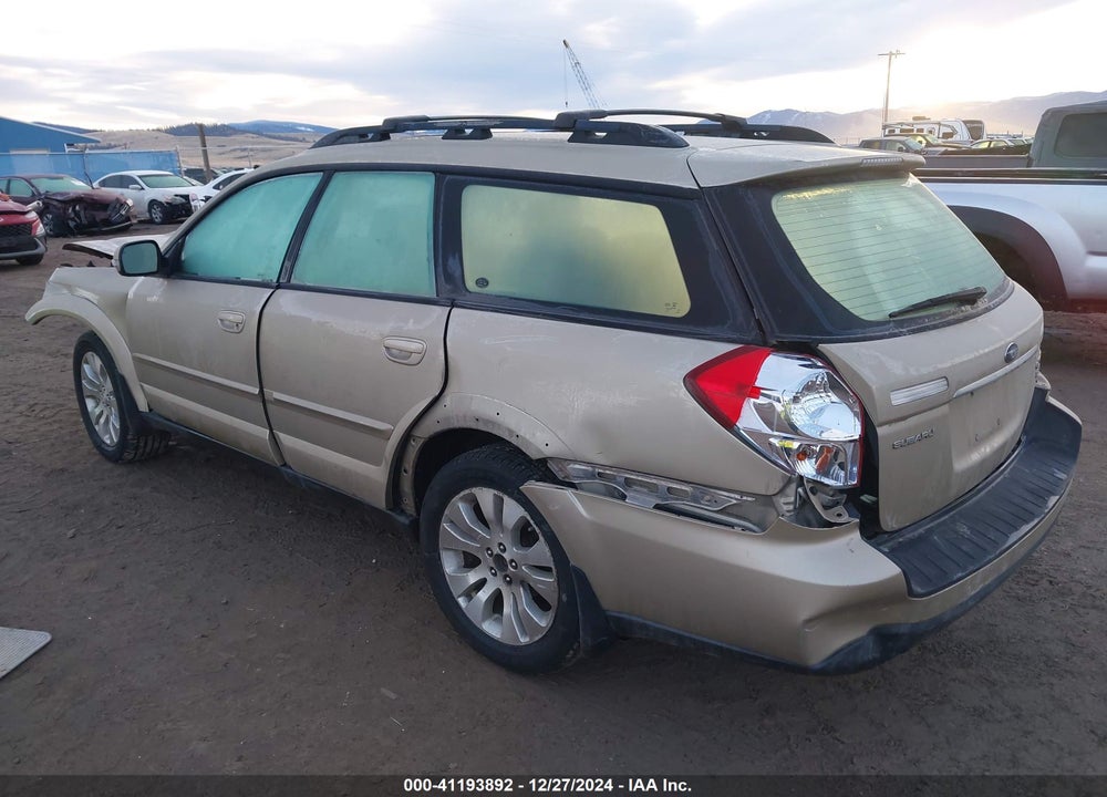 2008 SUBARU OUTBACK VIN: 4S4BP63C186304066