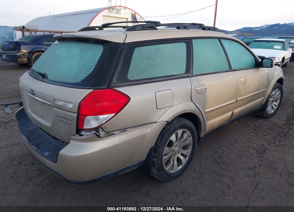 2008 SUBARU OUTBACK VIN: 4S4BP63C186304066